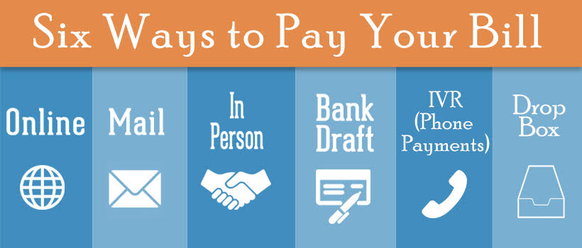 6 ways to pay
